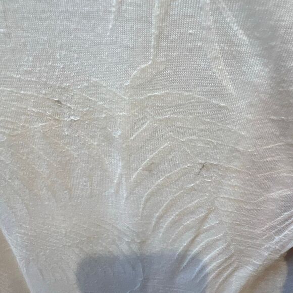 Tavik Swimwear White Sheer Palm Leaf Maxi Cover-Up Dress Size S M (045) - Picture 16 of 16